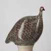 Les Ceramiques de Lussan Small Ceramic Guinea Fowl - Black Spotted White