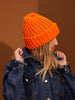 Cardigang Pumpkin Spice Orange Blake Beanie Acrylic Yarn Knit Kit