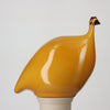 Les Ceramiques de Lussan Small Ceramic Guinea Fowl - Solid Honey Yellow