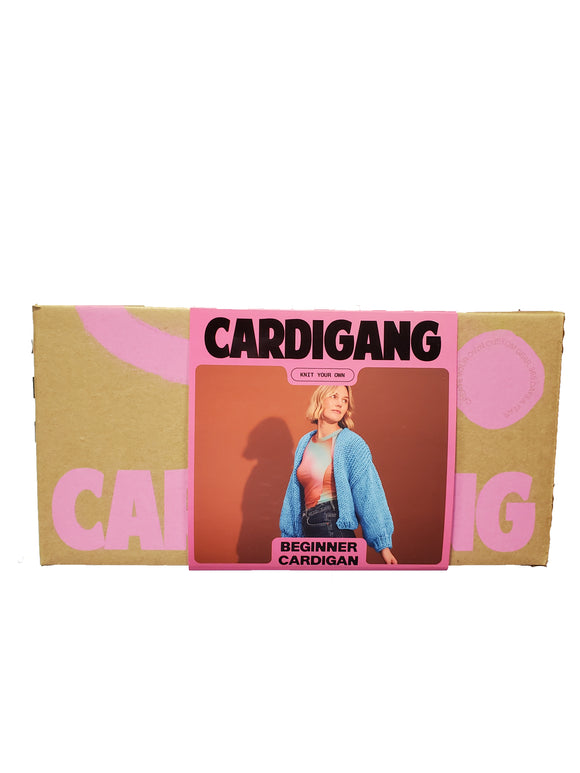 Cardigang Jane Cardigan Knit Kit - Sky High Blue