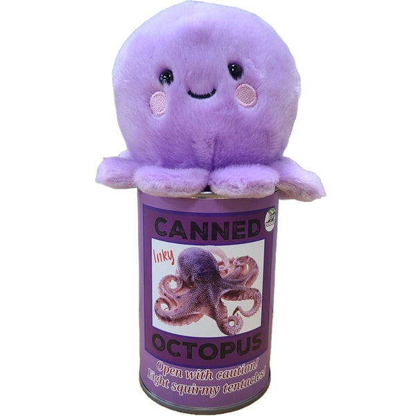 Canned Animals - Inky The Octopus Plush Toy in a Can