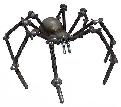 Sugarpost Gnome Be Gone Tarantula Spider Welded Metal Art Made in USA