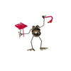 Sugarpost Scrap Metal Gnome Be Gone Mini Flamingoaway Indoor Outdoor Metal Art Sculptures