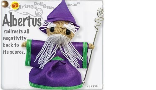 Kamibashi Albertus the Wizard The Original String Doll Gang Keychain Clip