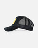 John Hatter & Co The Boss Black Adjustable Trucker Cap Hat