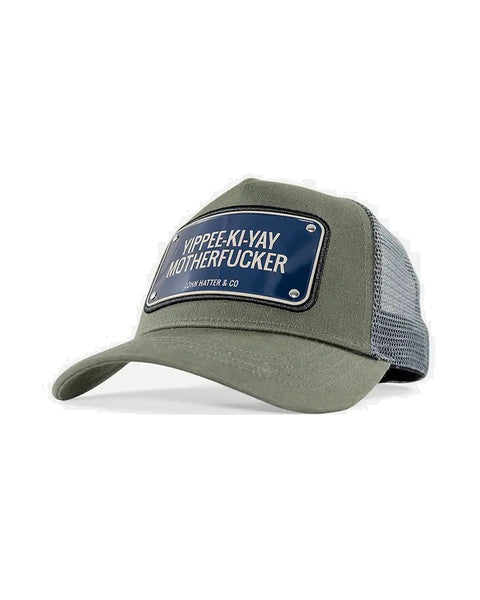 Trucker John & – Grey Yippee-Ki-Yay Hatter Co Hat Adjustable Whinycat Cap